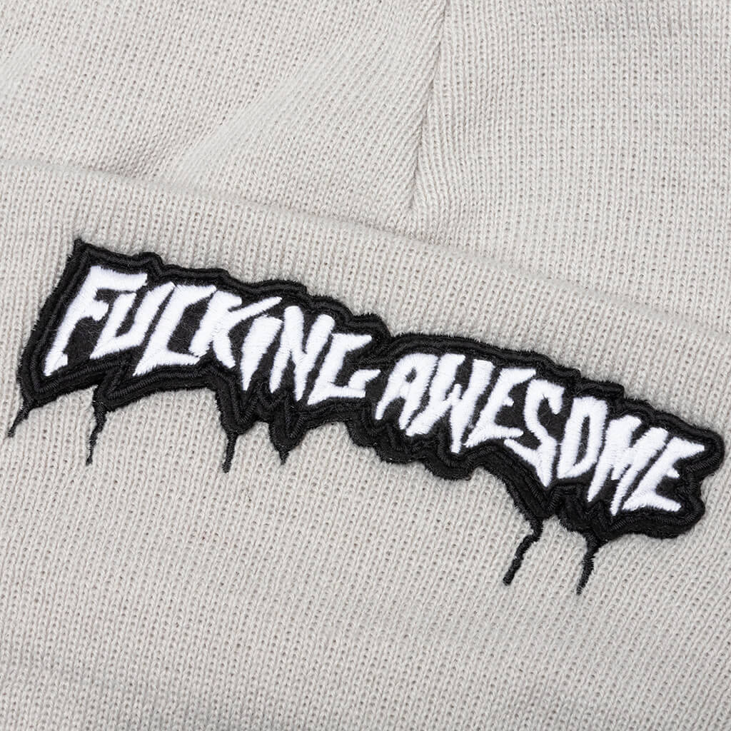 新品未使用 fucking awesome ビーニー ニット帽 ホワイト - 帽子