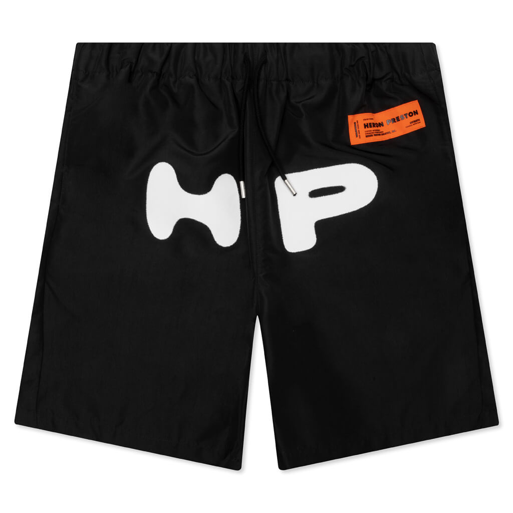 HP Print Nylon Shorts - Black/White – Feature