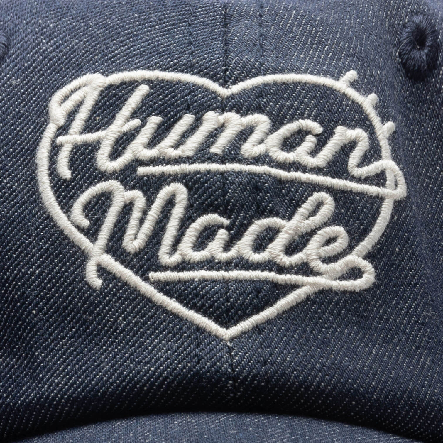 HUMAN MADE 6 Panel Denim Cap Indigo-