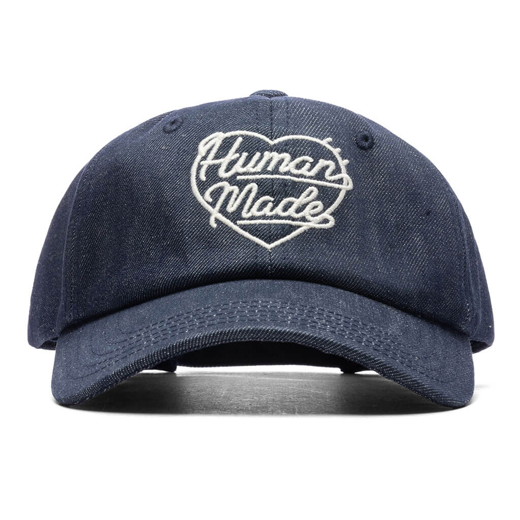 6 Panel Denim Cap - Indigo