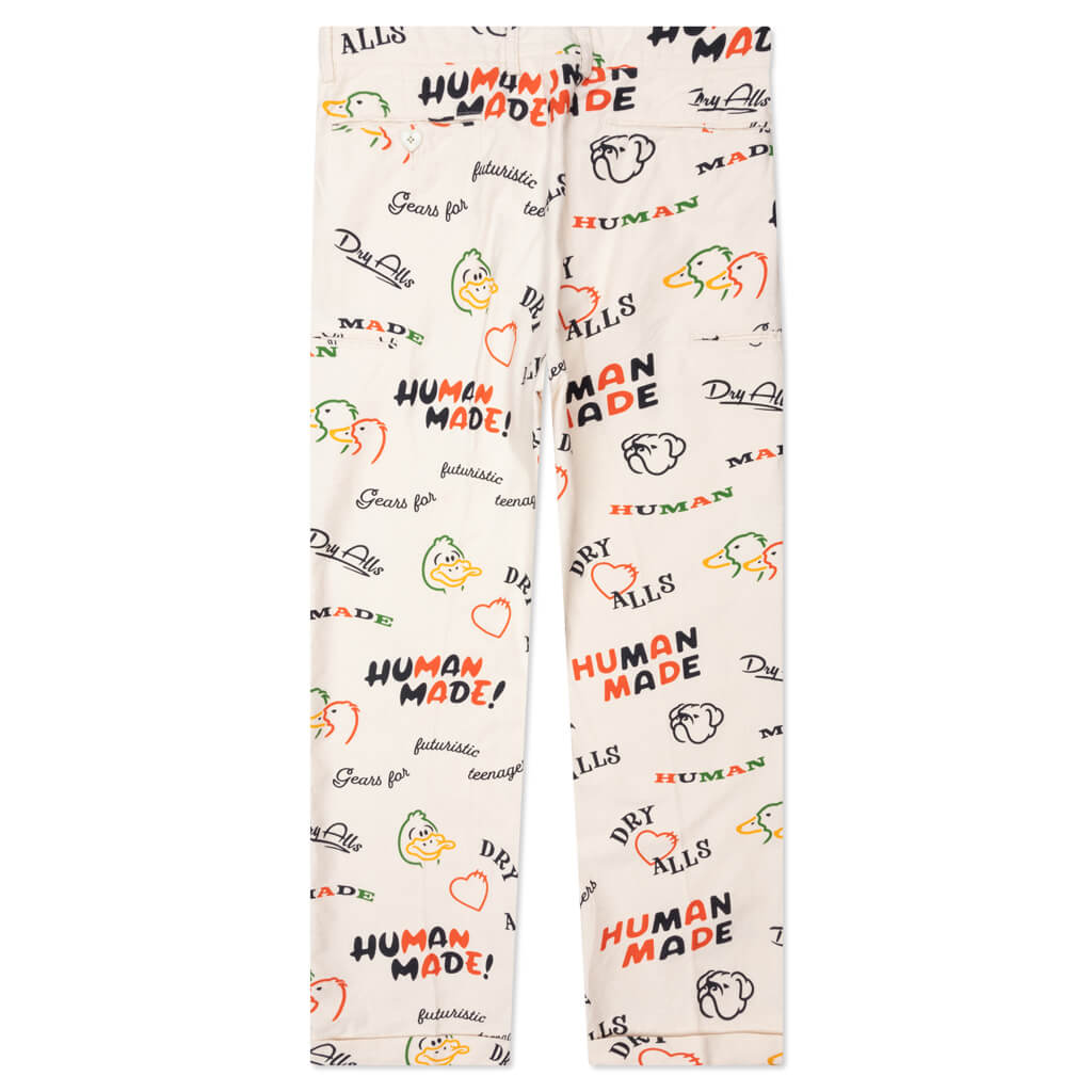 Human Made Printed Chino Pants - White