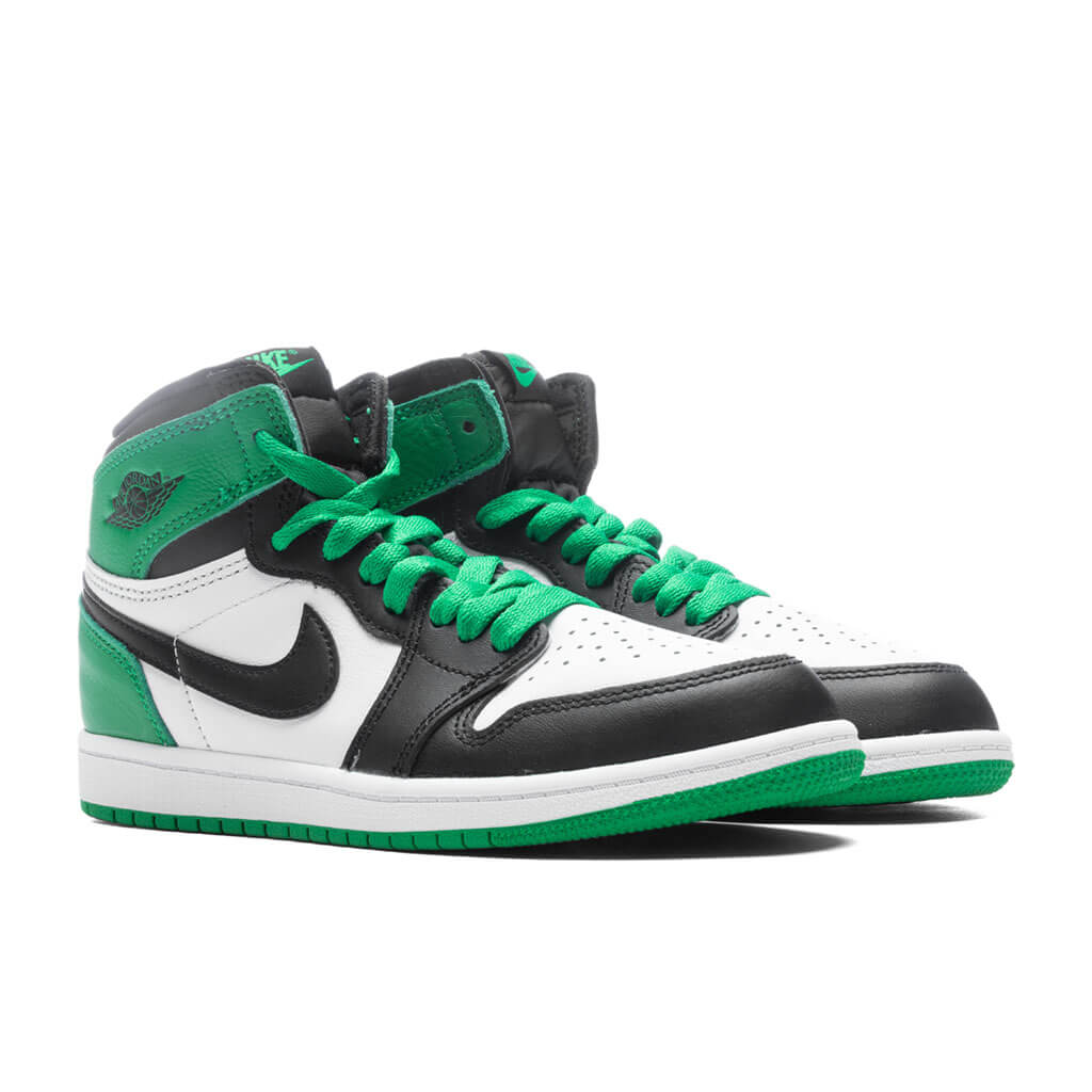 Air 1 Retro High OG (PS) - Black/Lucky Green/White – Feature