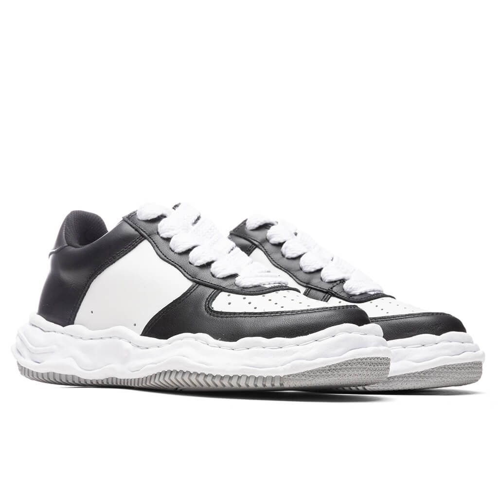 Maison Mihara Yasuhiro Wayne Low OG Sole Leather Sneaker - Black/White