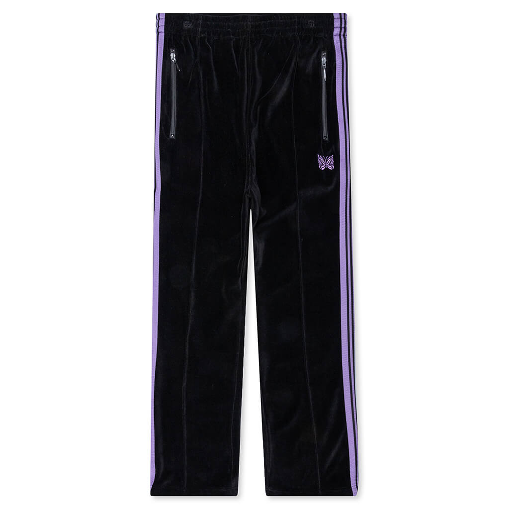 Needles Velour Narrow Track Pant - Black