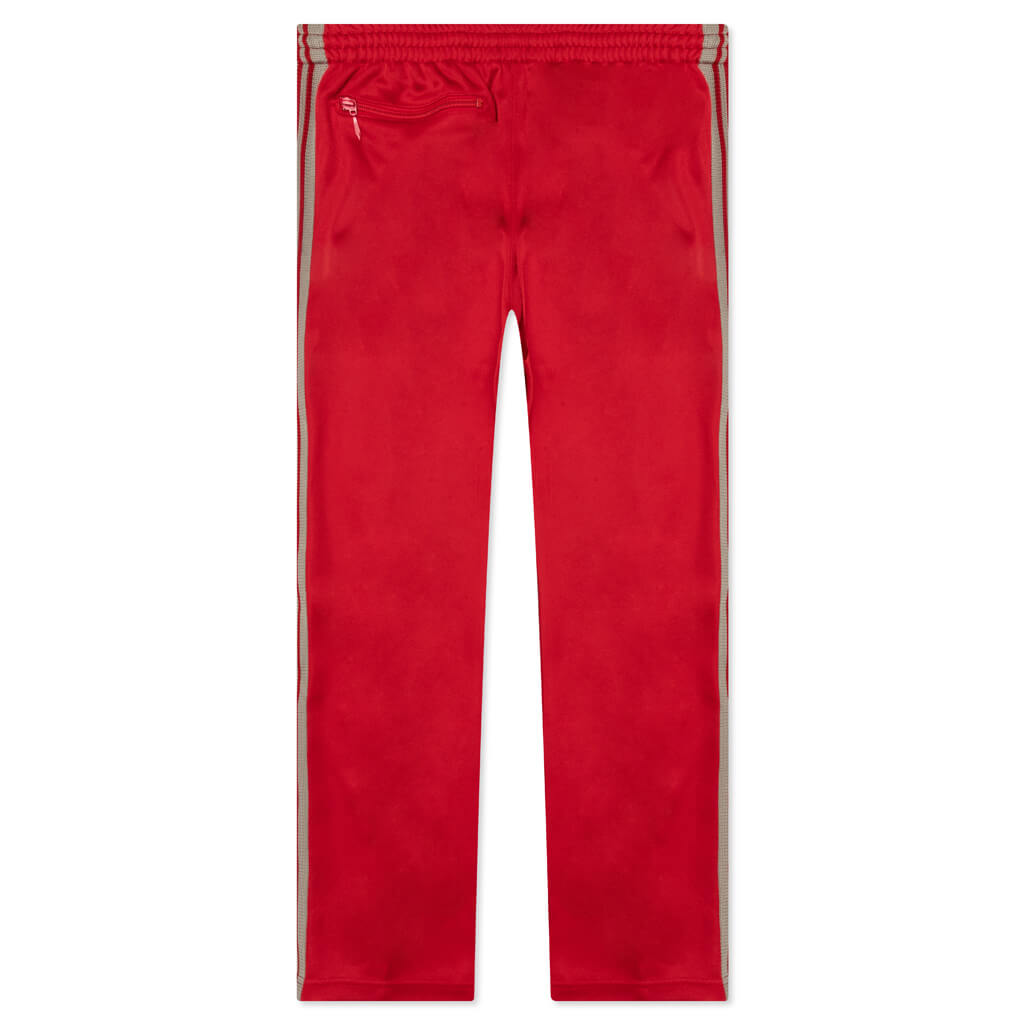 Needles Poly Smooth Narrow Track Pant - Red