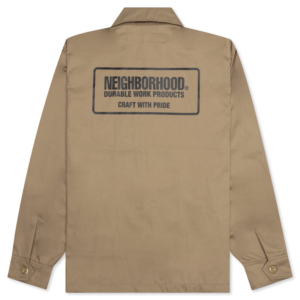 Neighborhood Zip Work Jacket - Beige