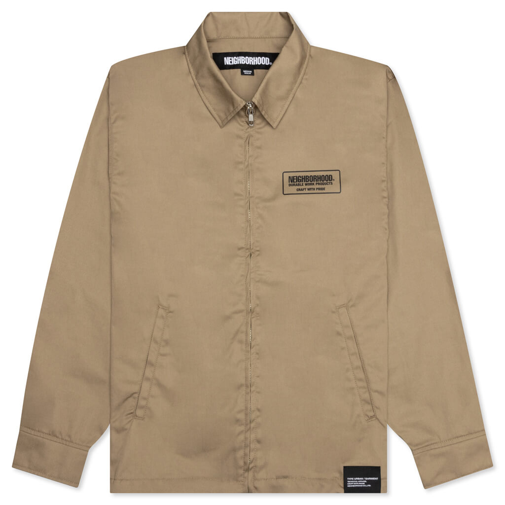 Neighborhood Zip Work Jacket - Beige