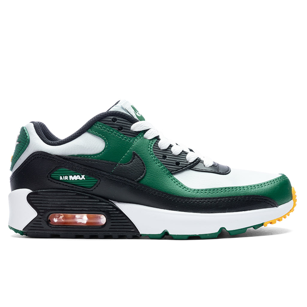 Air Max 90 LTR (GS) - Pure Platinum/Black/Gorge Green –