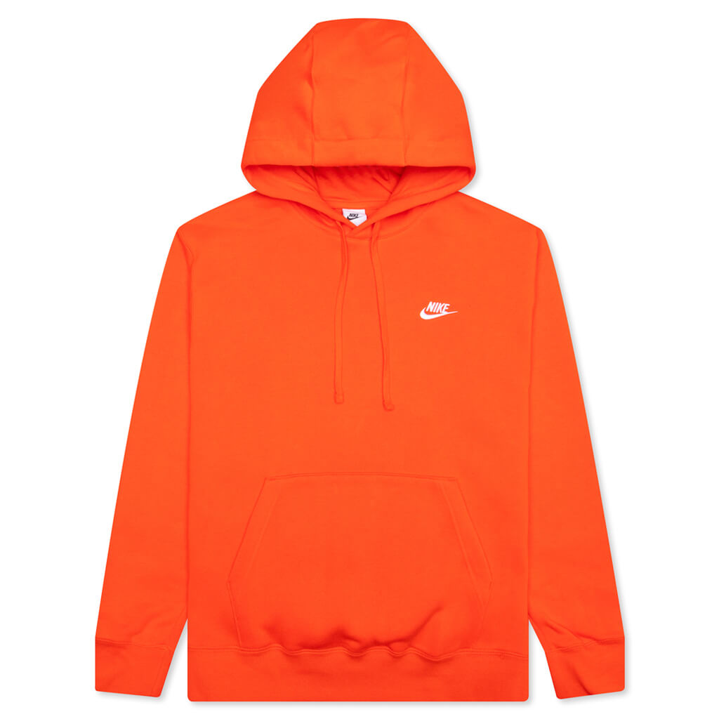 nike orange white hoodie