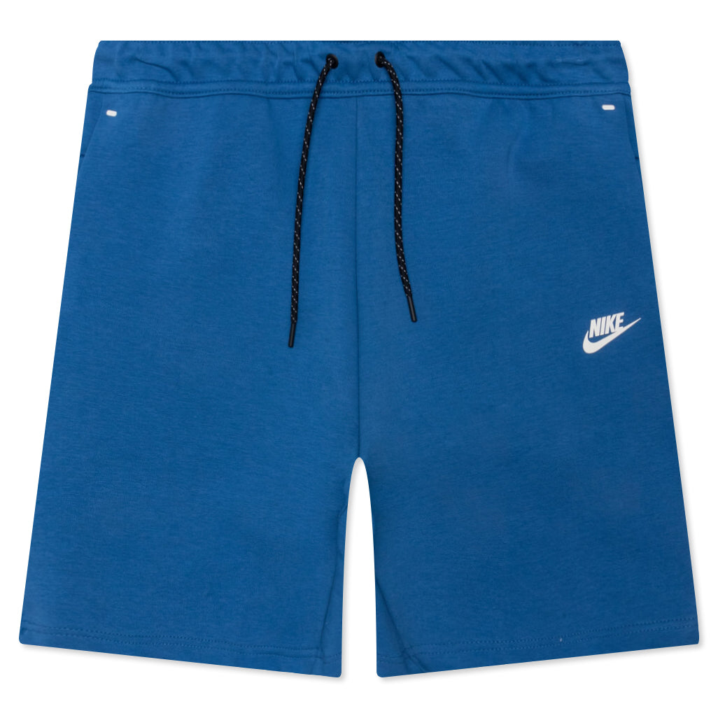 Anónimo Aprovechar Recuento Nike Sportswear Tech Fleece Shorts - Dark Marina Blue/Light Bone – Feature