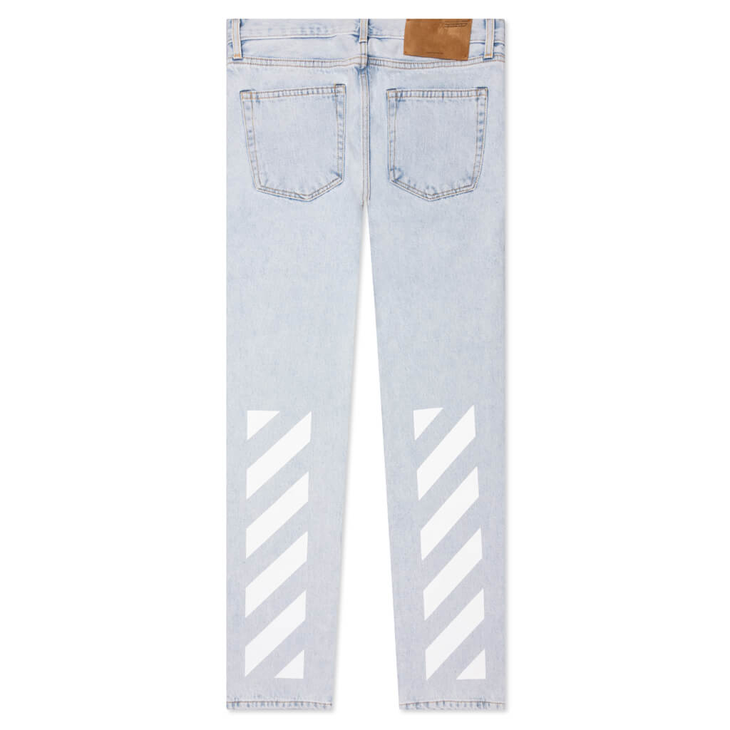 Womens Jeans Off-White c/o Virgil Abloh Jeans Blue Off-White c/o Virgil Abloh Denim Skinny Jeans in Brown 