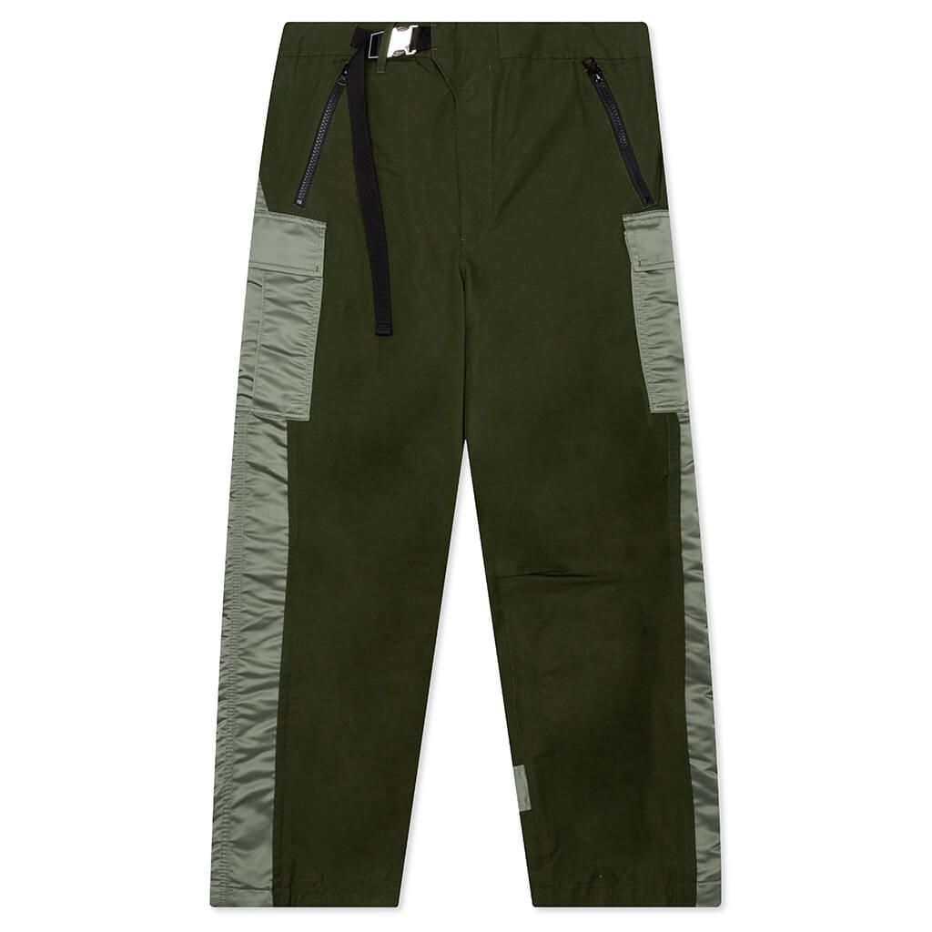 sacai nylon twill mix pants サイズ0 ベージュ www.agpassociati.com