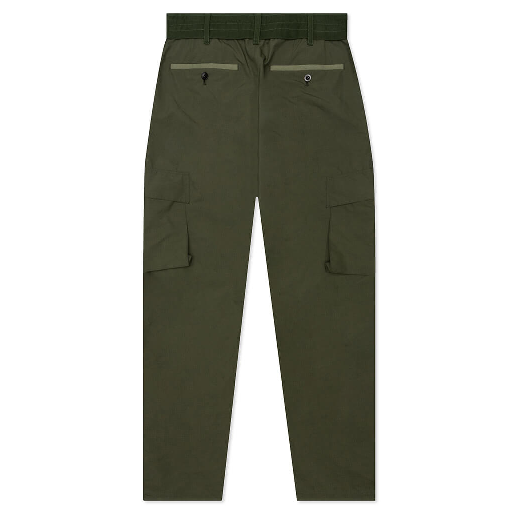 Rip Stop Mix Pants - Khaki – Feature