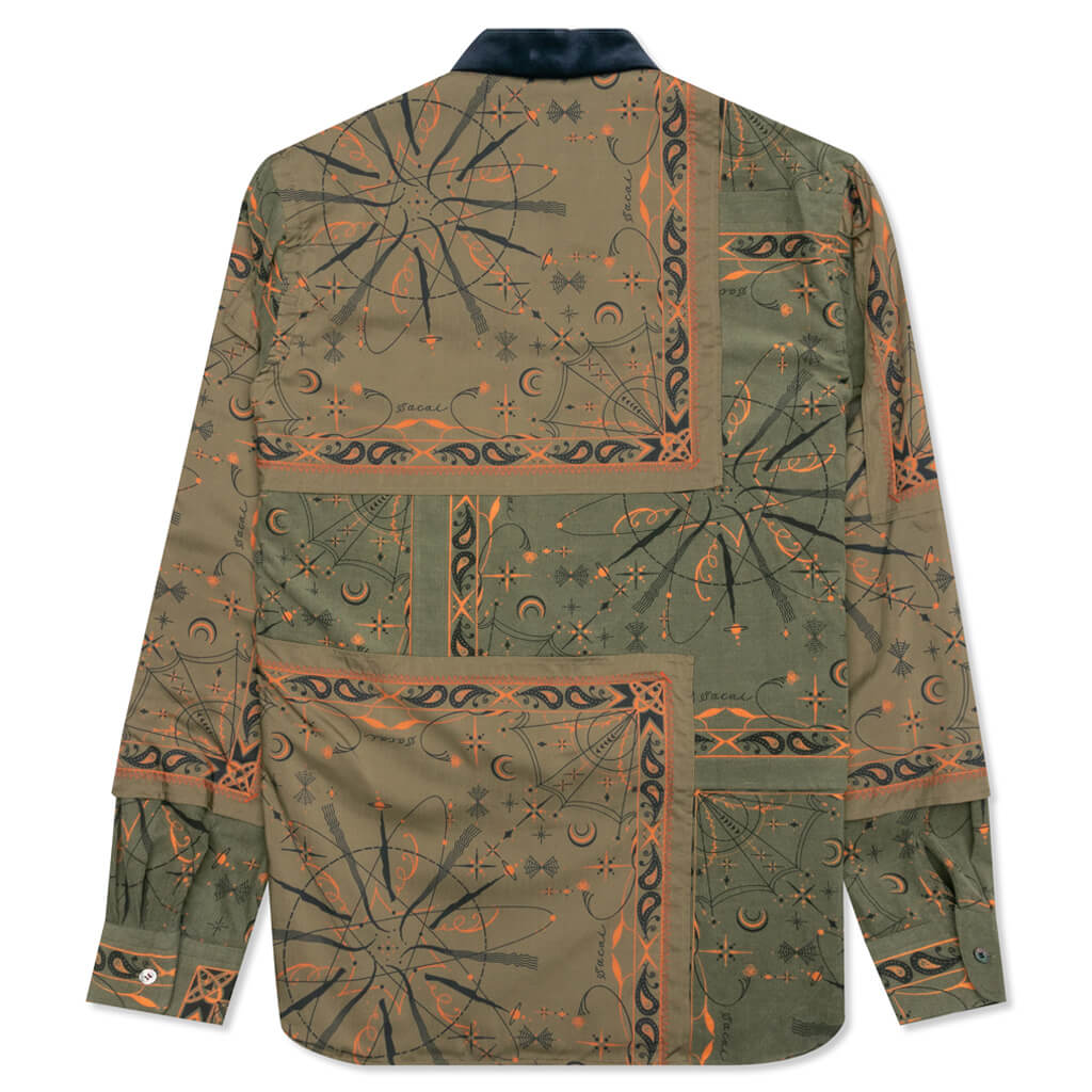 極希少sacai × Dr.Woo BANDANA PRINT JACKET 3-