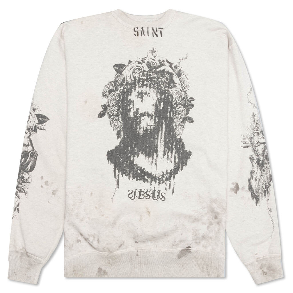 国内送料無料 Saint Michael 1stシーズンJesus sweat sushitai.com.mx