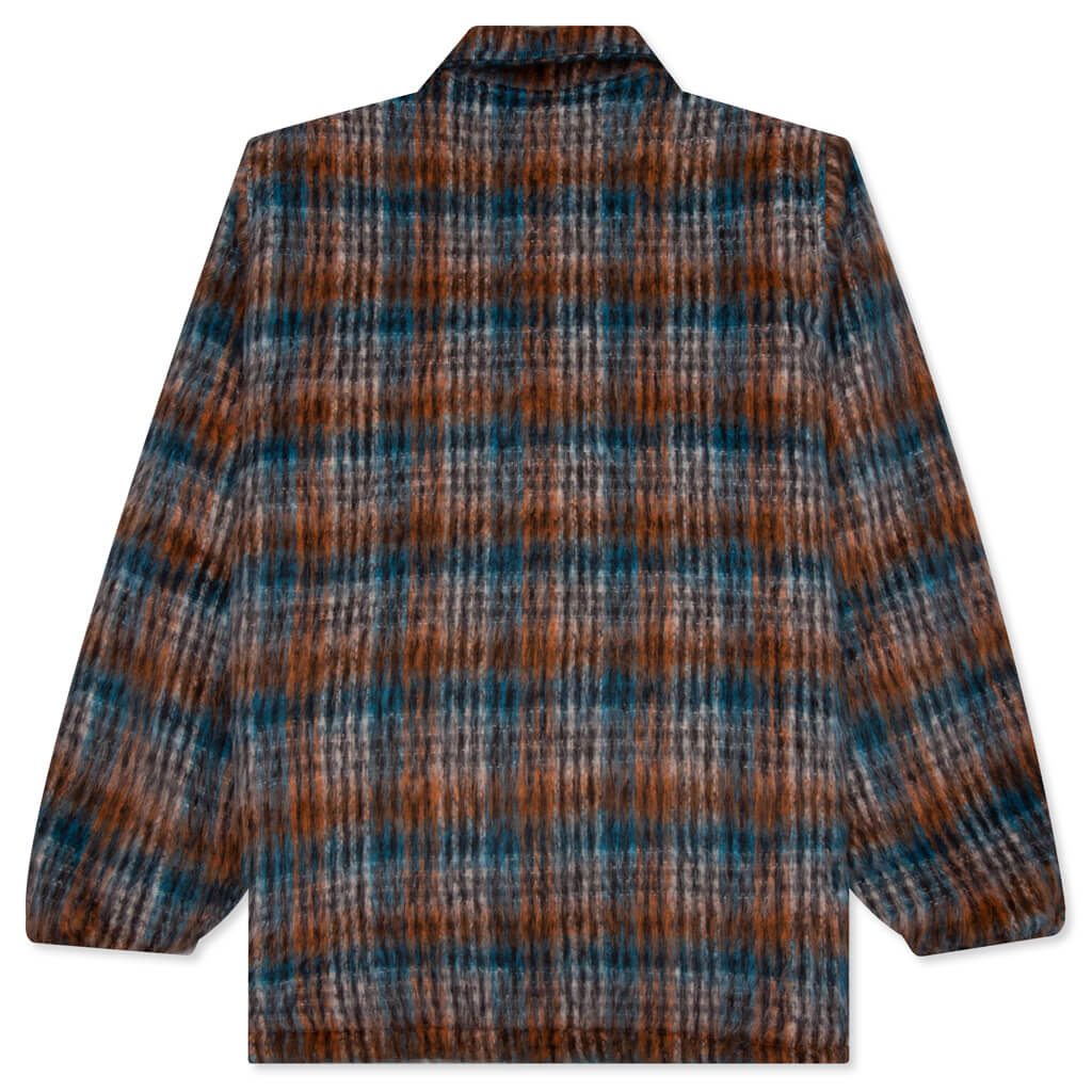 Coach Jacket Shaggy - Brown/Blue