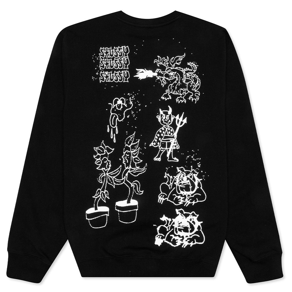 STUSSYSTUSSY BAD DREAM CREW - スウェット