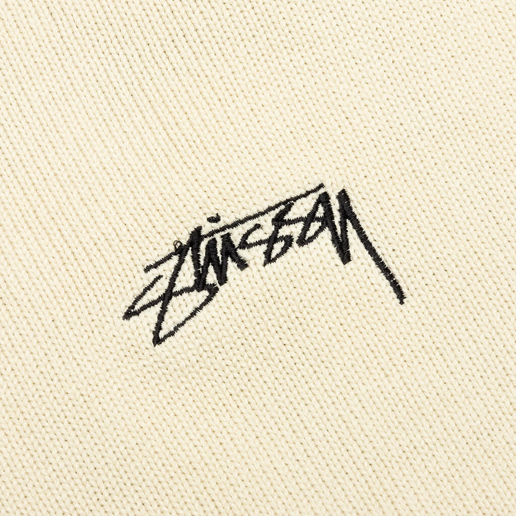 Stussy Care Label Sweater Natural-