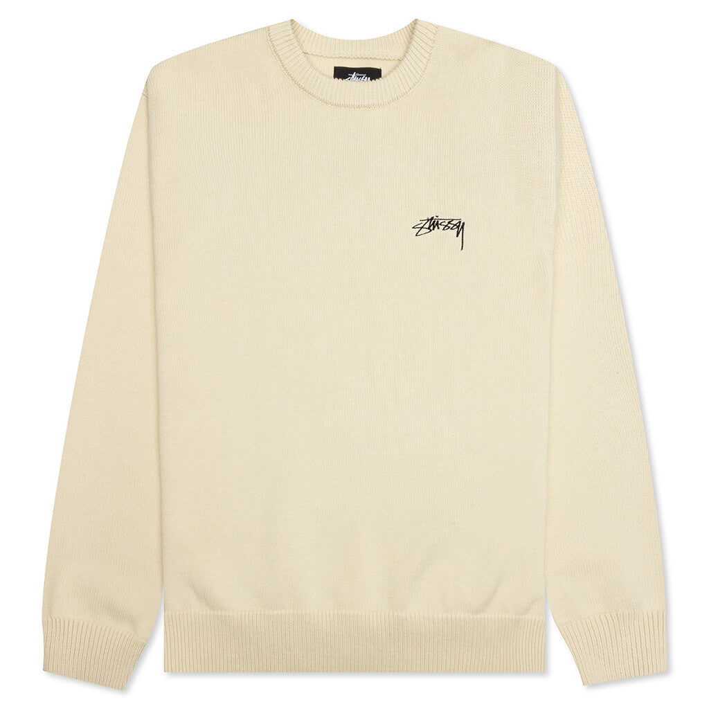 Care Label Sweater - Natural