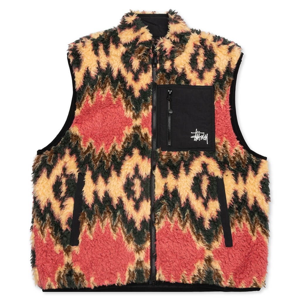 Fillmore Sherpa Vest - Mustard – Feature