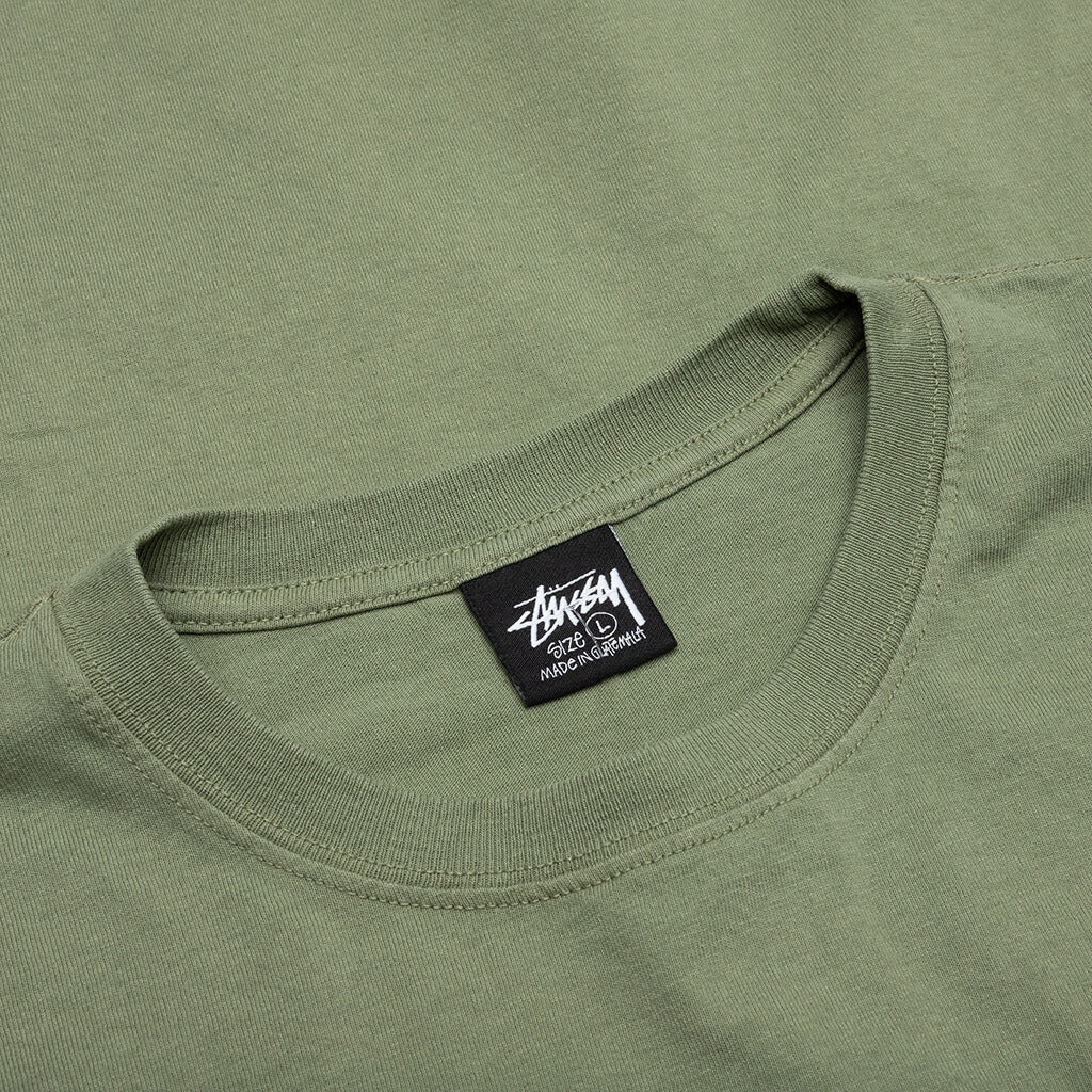 Stacked Pigment Dyed L/S Tee - Artichoke