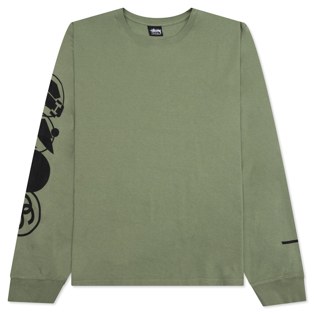Stacked Pigment Dyed L/S Tee - Artichoke – Feature