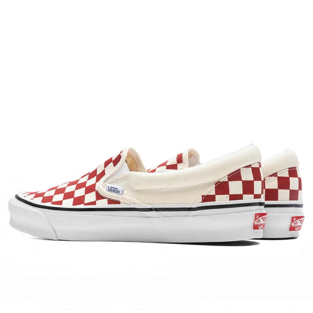 OG - Checkerboard Red/Classic White – Feature