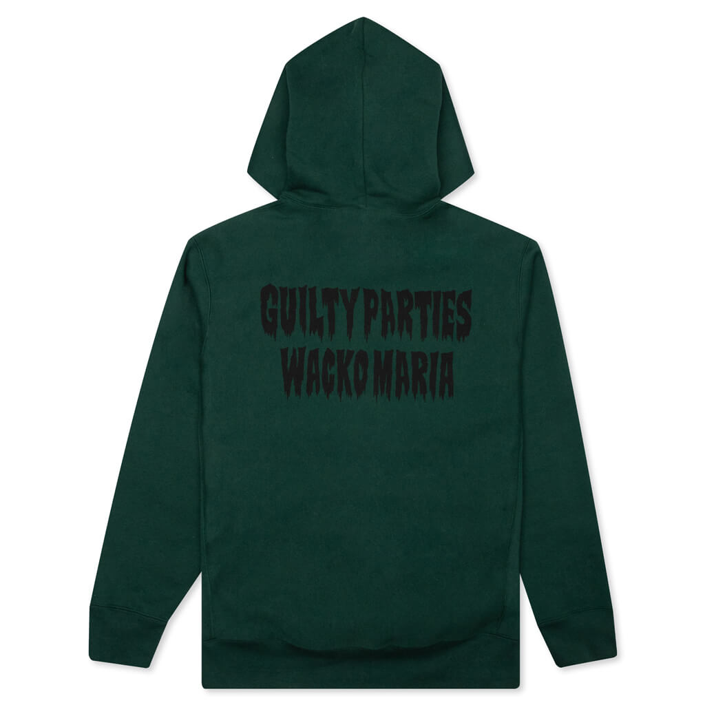 Heavyweight Pullover Hooded Sweatshirt Type-3 - Green