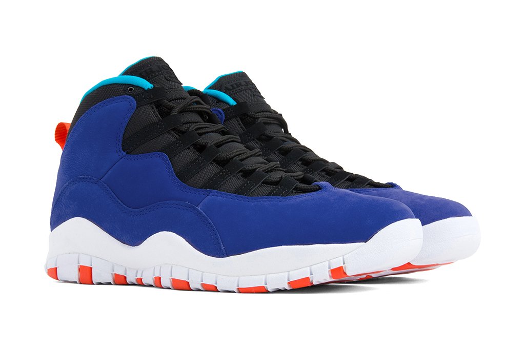 jordan 10 blue and orange