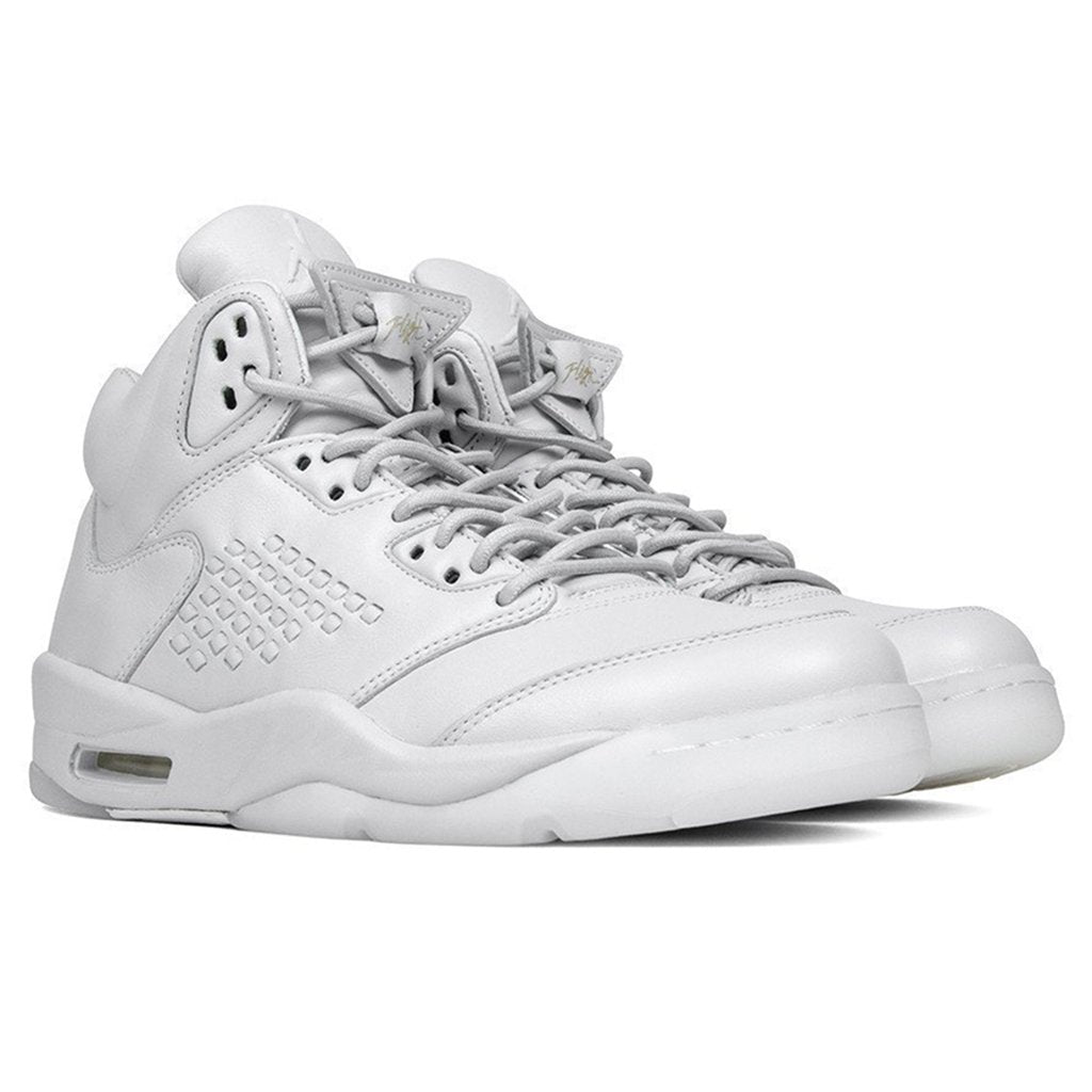 Air Jordan 5 Retro 'Pure Pure Platinum/White Feature