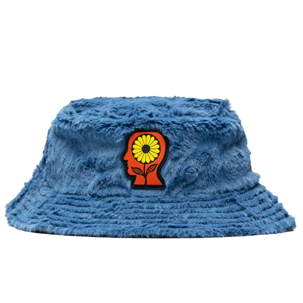 brain dead reversible sunflower bucket hat