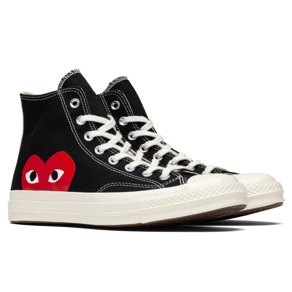 x Comme des Garcons PLAY All Star Chuck Hi。 -Feature