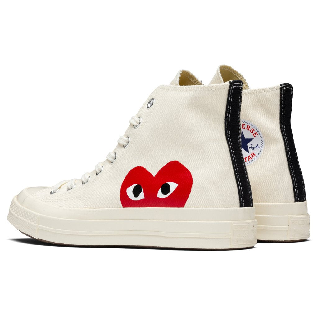 White Converse x PLAY Comme Garcons All Chuck '70 Feature
