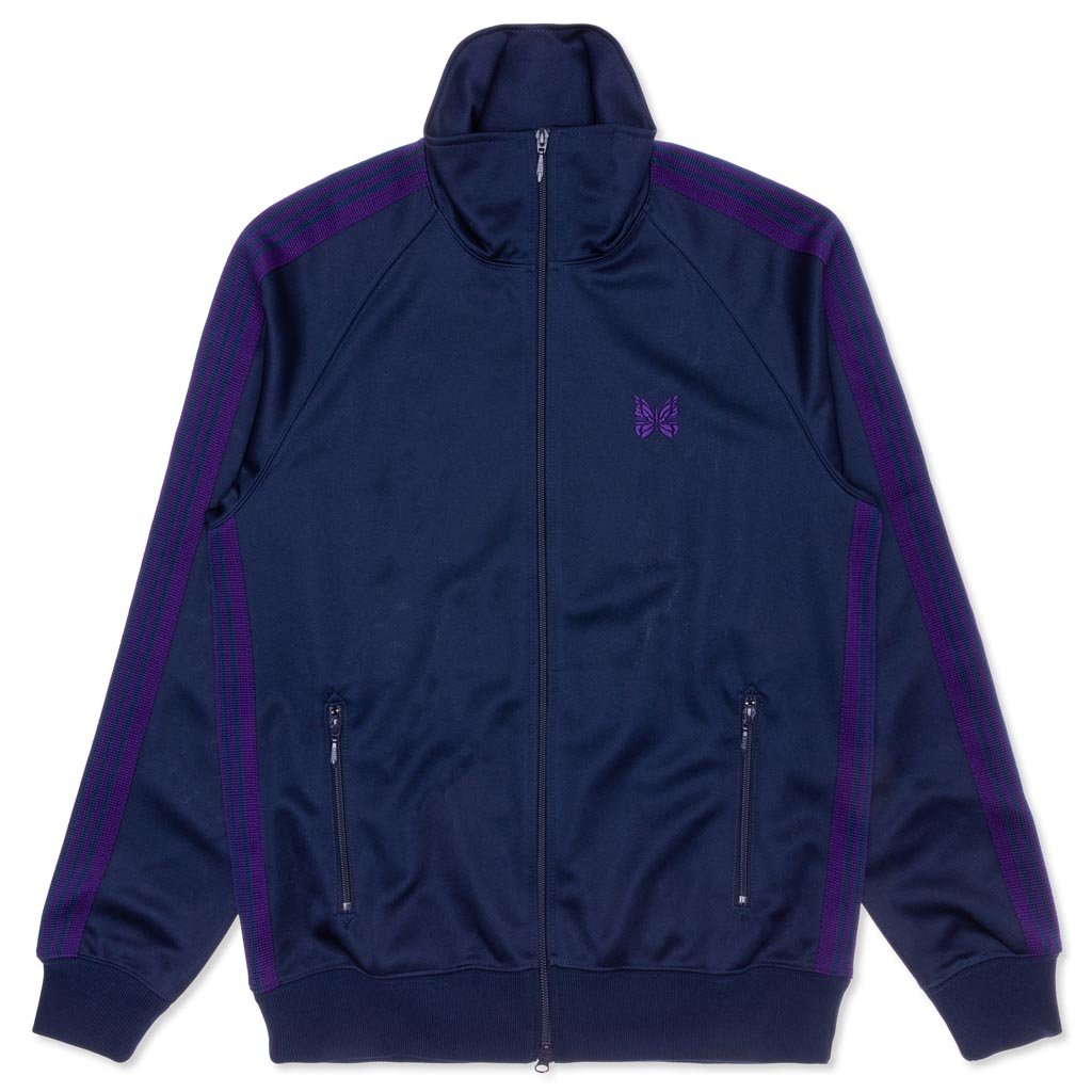 人気色 Needles Track Jacket Poly Smooth S ネイビー - 通販 - www