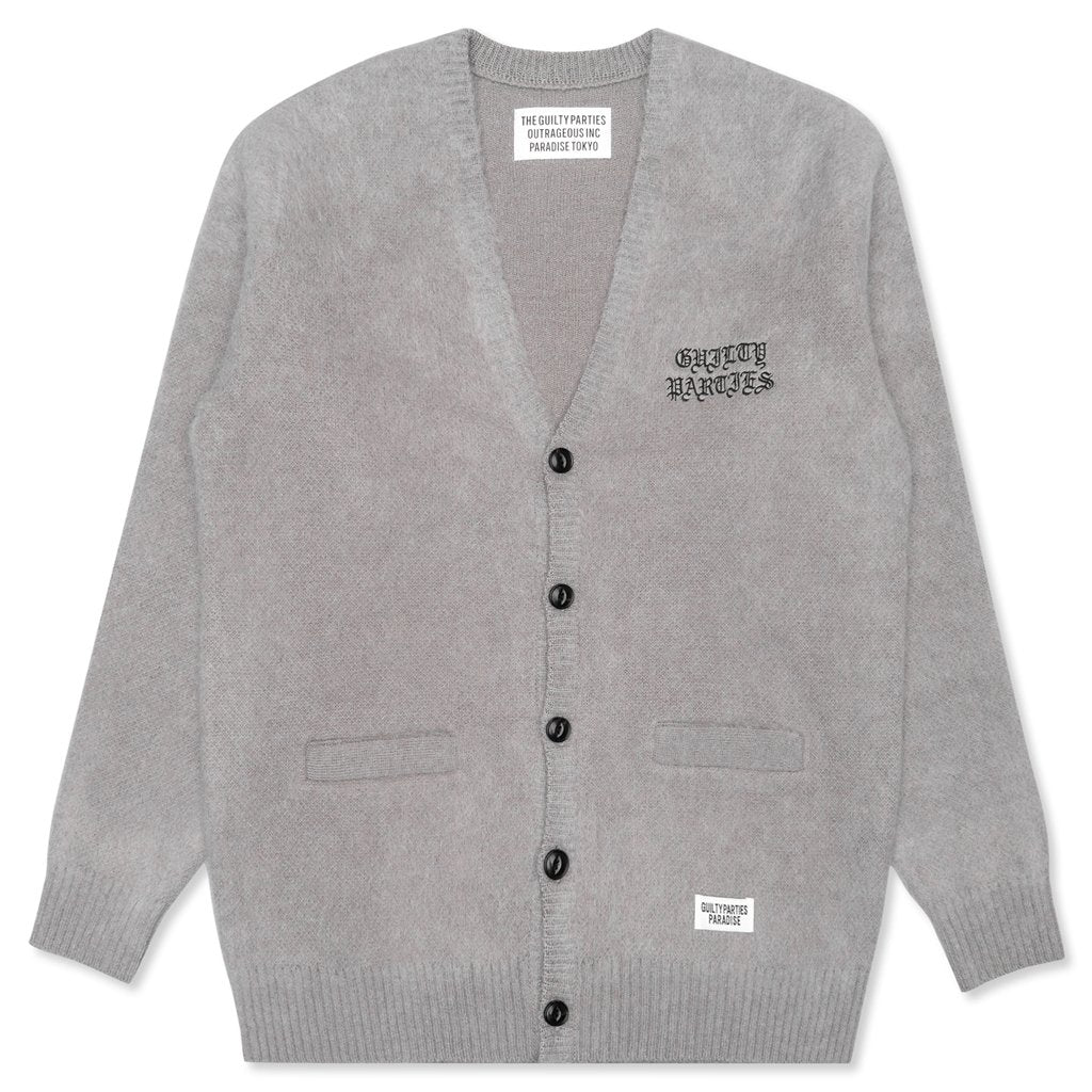 雑誌で紹介された WACKO MARIA MOHAIR CARDIGAN TYPE-4 abamedyc.com