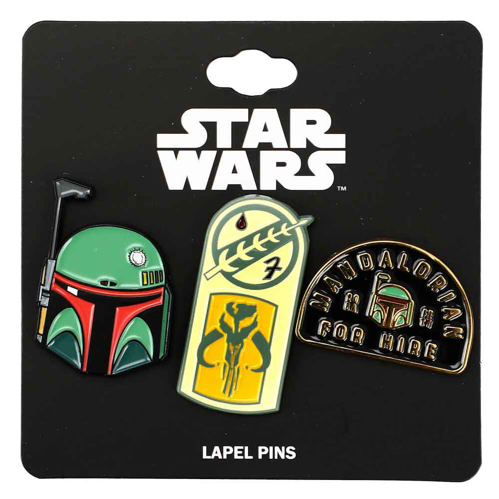 Disney Official Star Wars Mandalorian Badge Pack 5 Button Pin 
