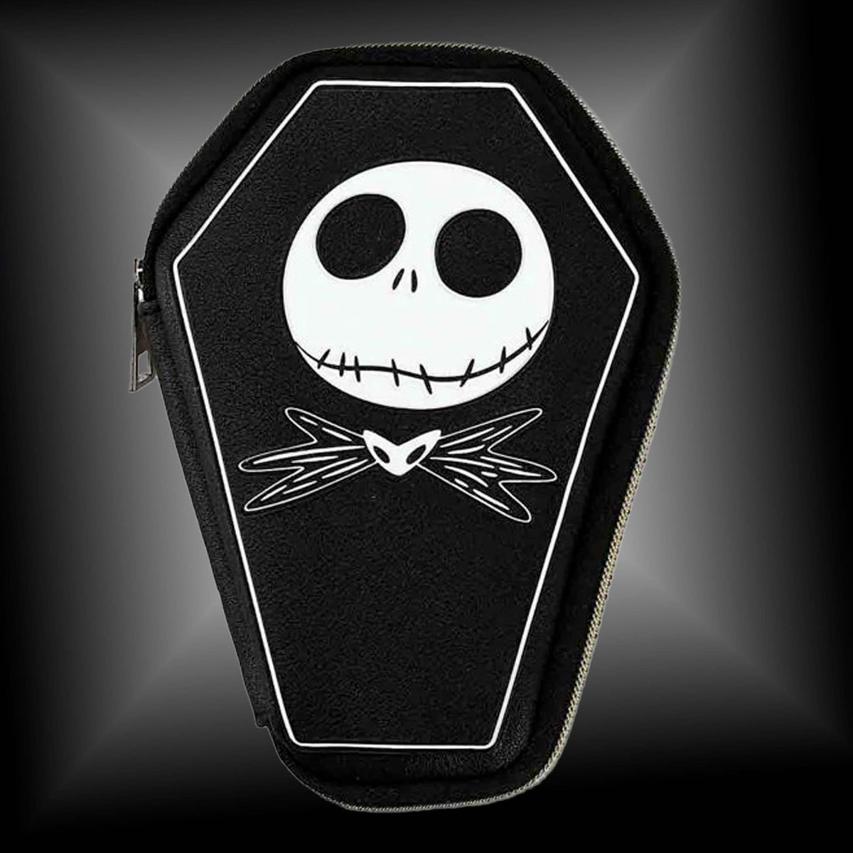 Nightmare Before Christmas Jack Skellington Character Black Coffin Coin Purse 