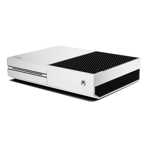 Xbox One Console CARBON Fibre Skin - WHITE