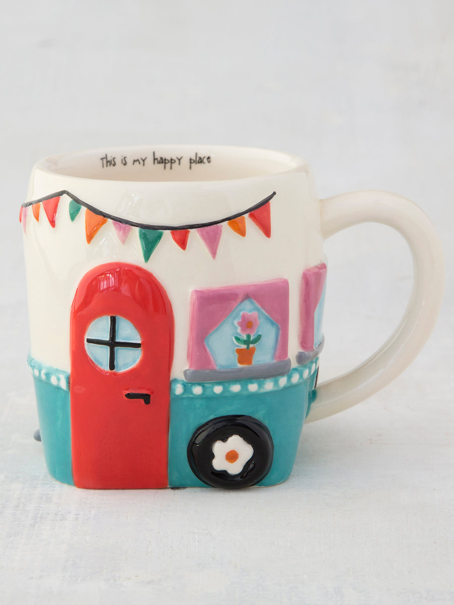 Details about   Green Camping Happily Ever After Mug Green Camper Mug Striped Camper Mug