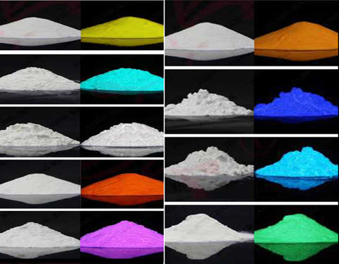 What color of glow in the dark powder should I use? – NorthWood Distributing