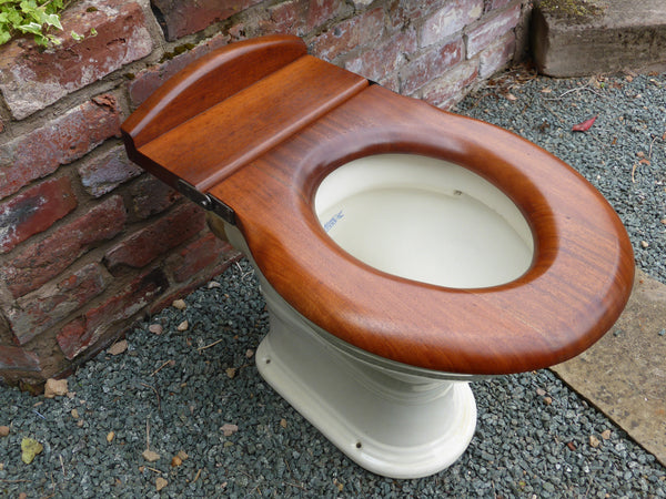 Antique Mahogany High Level Toilet Seat – DragonQuarry Antiques