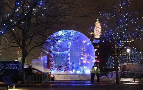 Snow globe inflatable