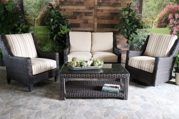 patio love seat and chairs