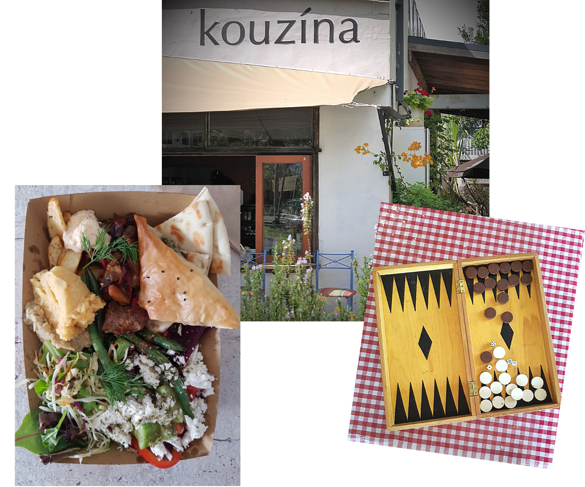 elements i love, byron bay, kouzina, Greek