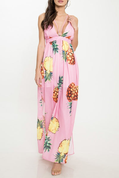 pink pineapple dress