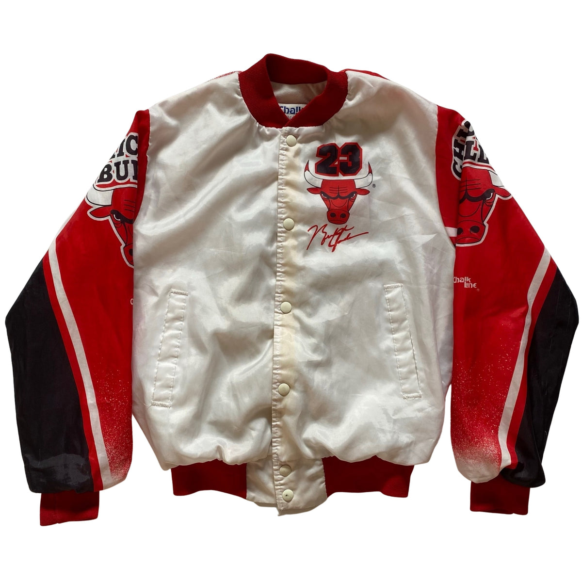 Vintage 90s Chicago Bulls Michael Jordan Chalk Line Jacket