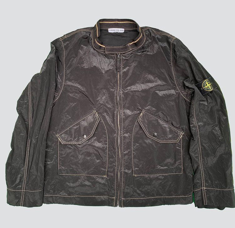 Archive Stone Island (L) SS05’ Nylon Metal Flight Jacket