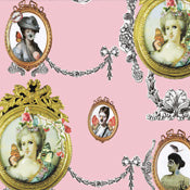 MARIE ANTOINETTE WALLPAPER PINK