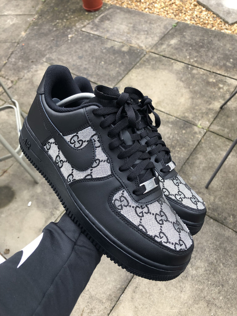 gucci air force 1 black