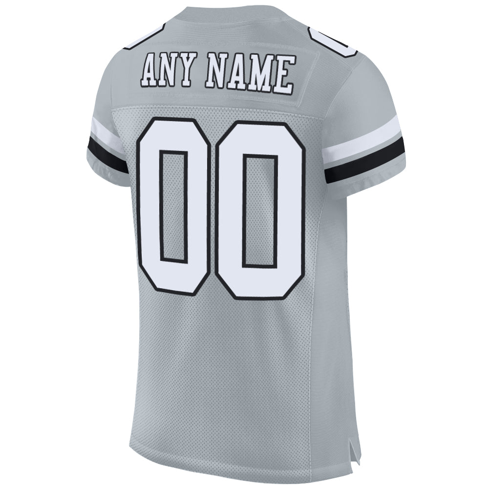 silver football jersey